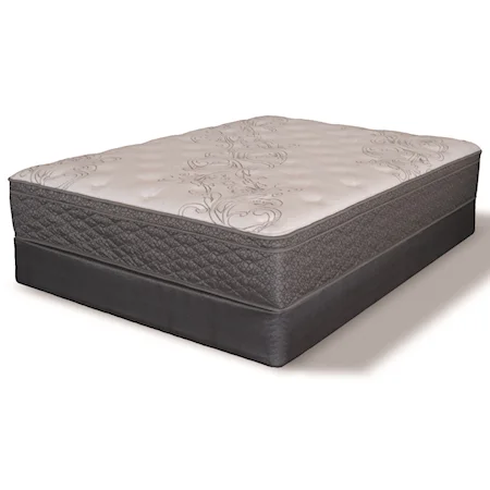 Twin Euro Top Pocketed Coil Mattress and 5" Low Profile iAmerica Box